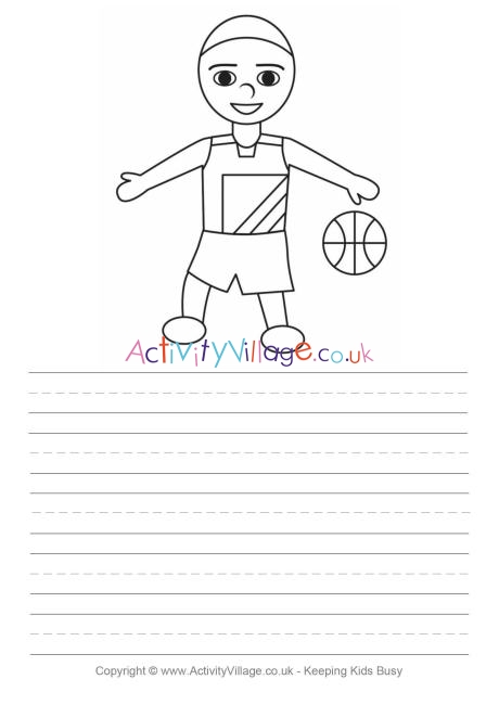 Basketball story paper