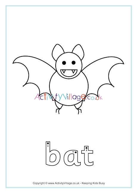Bat finger tracing