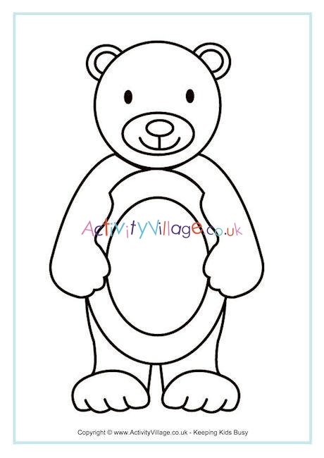 Bear Colouring Page 2