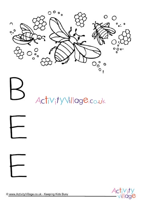 Bee Acrostic Poem Printable - 2