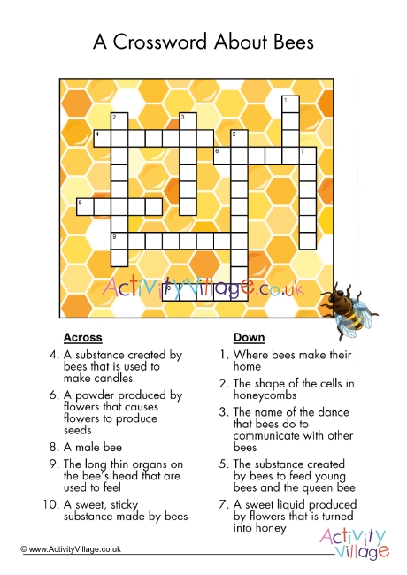 Bee crossword