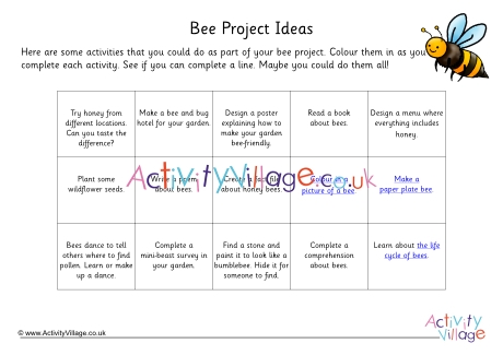 Bee project ideas