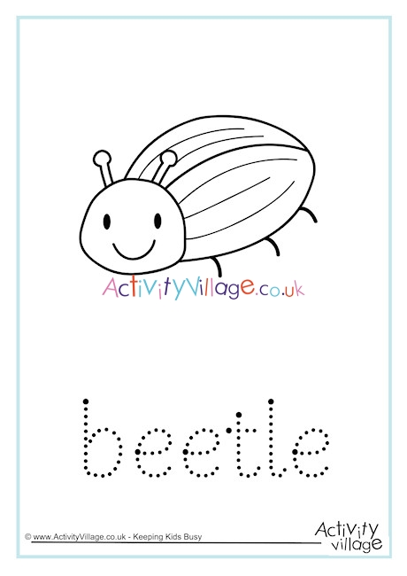 Beetle Word Tracing