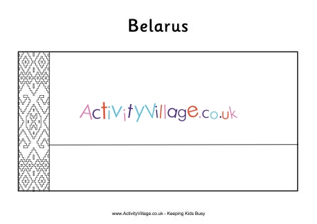 Belarus colouring flag