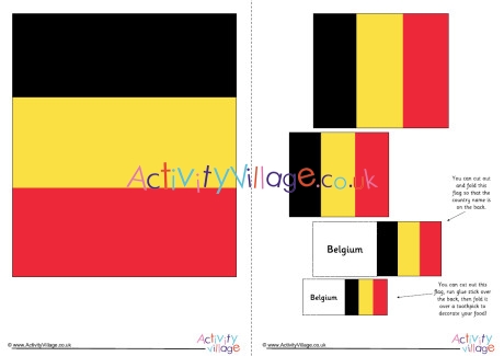 Belgium Flag Printables