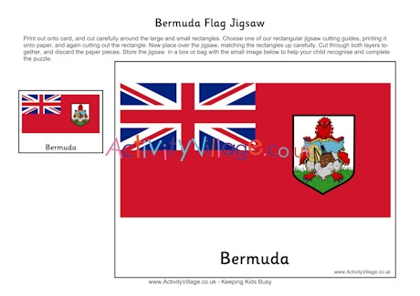 Bermuda flag jigsaw