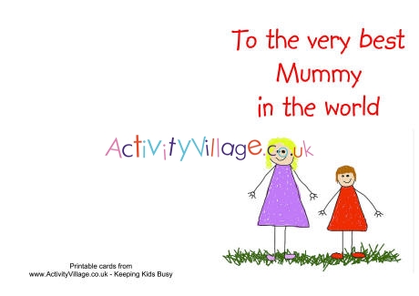 Best Mummy card