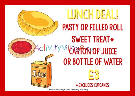 Betty's Bakery Lunch Deal Poster