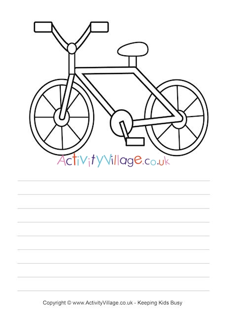 Bicycle Story Paper