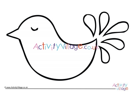 Bird Colouring Page 2