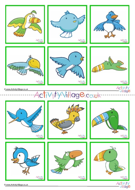 Bird Game Cards