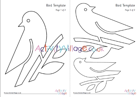 Bird template 4