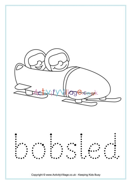 Bobsled tracing