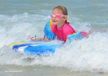 Body Boarding Poster