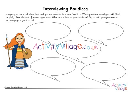 Boudicca Interview Worksheet