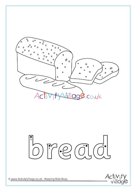 Bread Finger Tracing