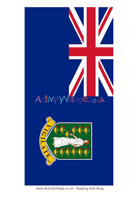 British Virgin Islands flag printable
