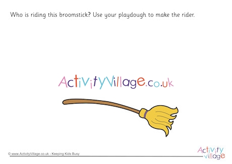 Broomstick Playdough Mat