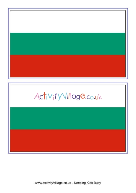 Bulgaria flag printable