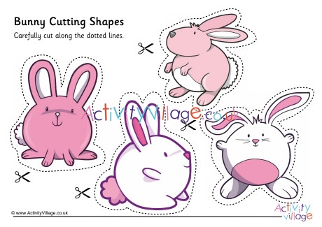Bunny Cutting Shapes