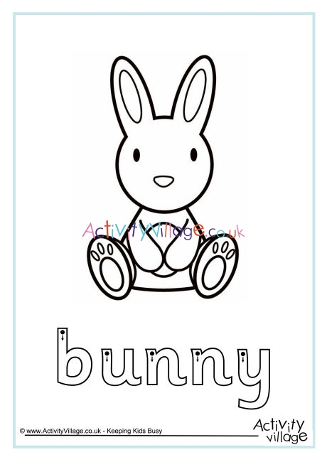 Bunny finger tracing