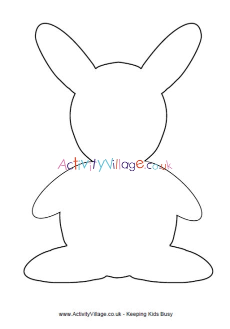 Bunny rabbit template