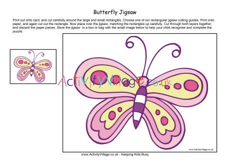 Butterfly jigsaw