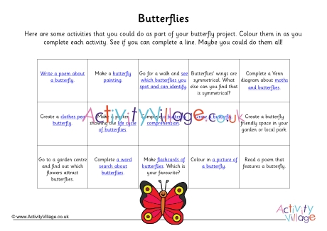 Butterfly project ideas