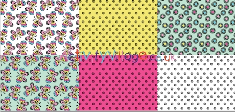 Butterfly scrapbook paper pack