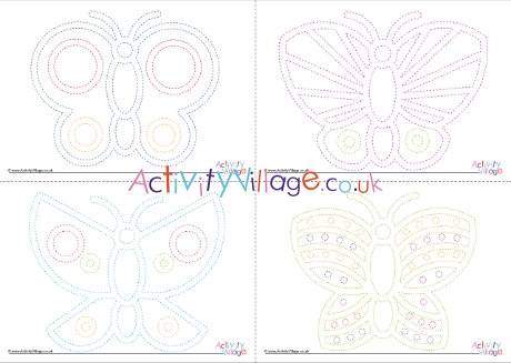 Butterfly tracing pages