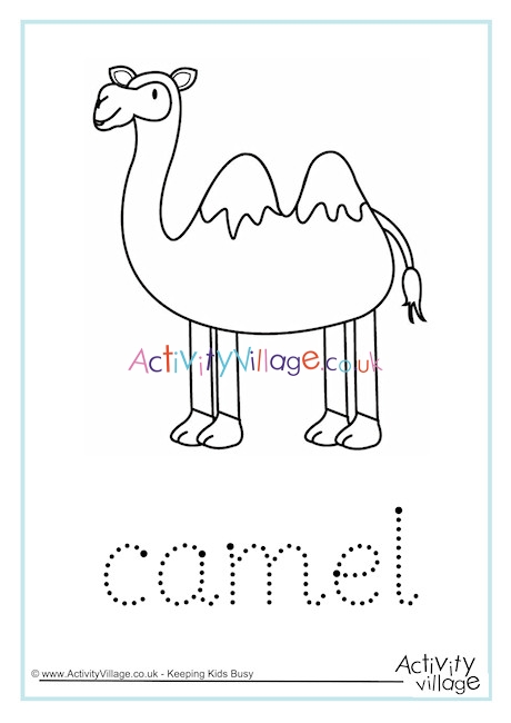 Camel Word Tracing