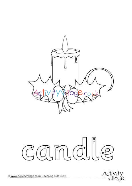 Candle Finger Tracing