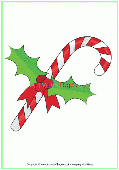 Candy cane poster 2
