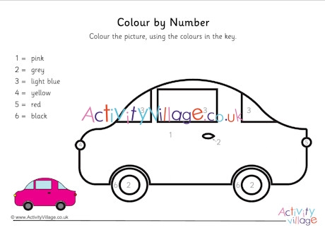 Car colour by number 2