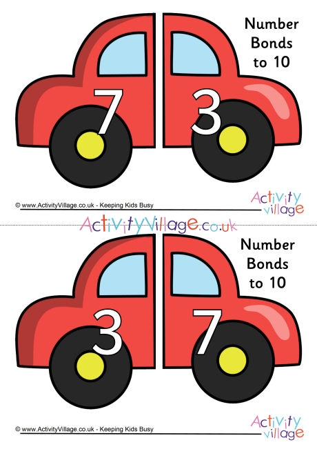 Car matching number bonds to 10