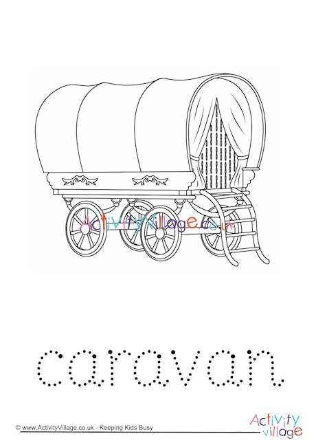 Caravan Word Tracing