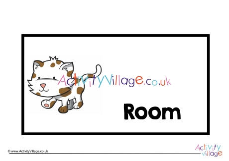 Cat Room Sign
