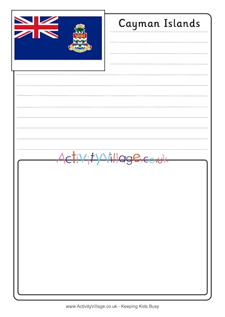 Cayman Islands notebooking page 