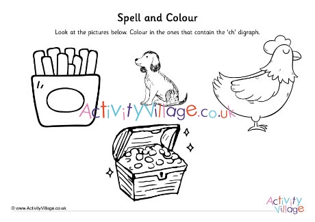 Ch Digraph Spell And Colour