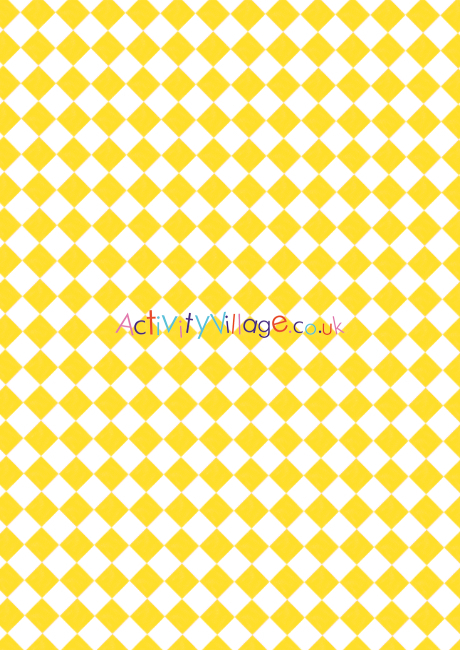 Charming Checks scrapbook paper yellow