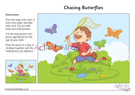 Chasing Butterflies Jigsaw