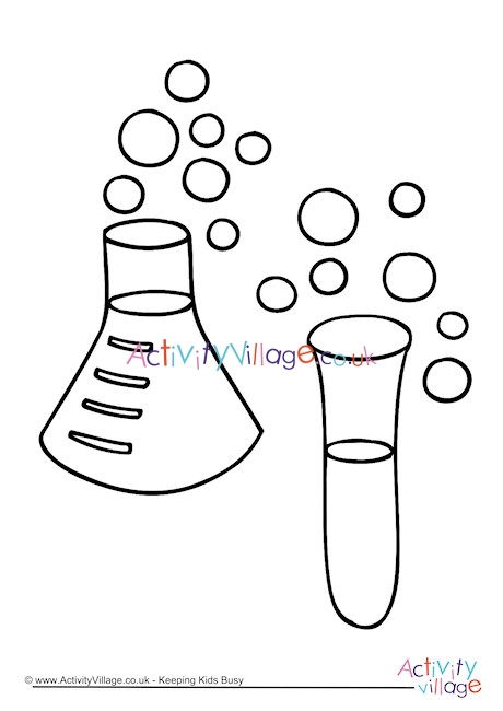 Chemistry Colouring Page
