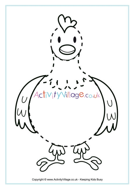 Chicken tracing page
