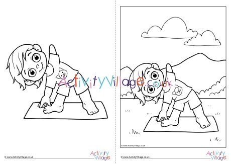 Children with disabilities colouring page 30