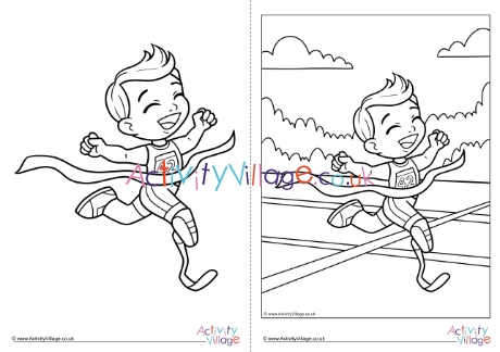 Children With Disabilities Colouring Page 3
