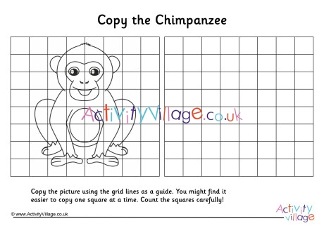 Chimpanzee Grid Copy