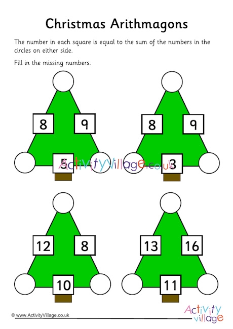 Christmas arithmagons 1