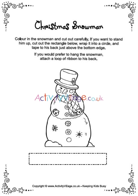 Christmas characters - snowman