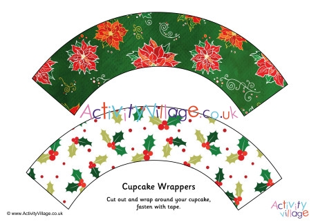 Christmas Cupcake Wrappers 2
