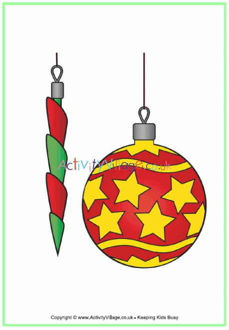 Christmas decorations poster 2